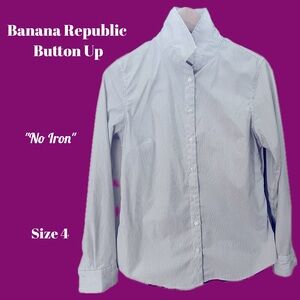 Banana Republic Factory Tailored Easy Care Shirt